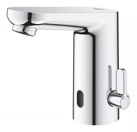 Baterie Grohe Eurosmart E cu infrarosu, marime S, Crom lucios