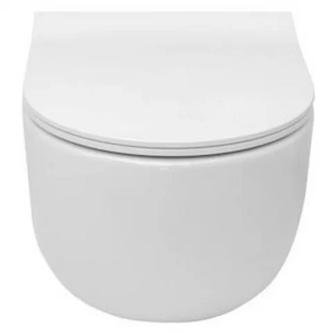 Vas WC suspendat Roca Meridian Rimless 48x36 cm evacuare orizontala
