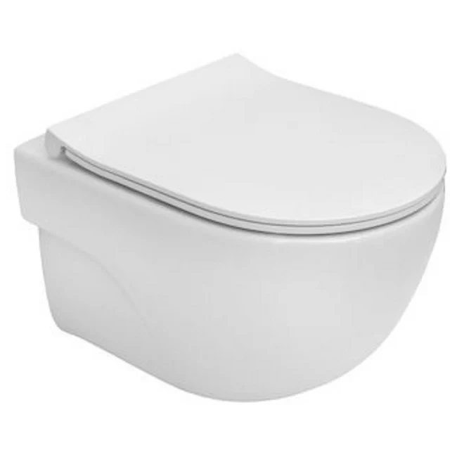 Vas WC suspendat Roca Meridian Rimless 48x36 cm evacuare orizontala