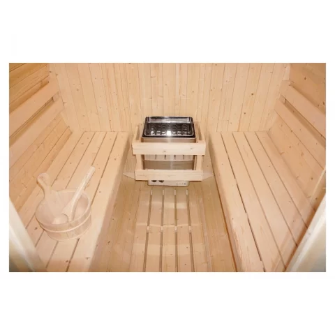 Sauna finlandeza de exterior Sanotechnik Tromso L, 4 persoane