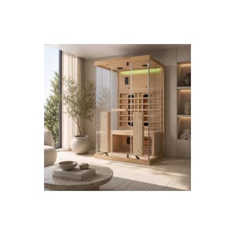 Sauna uscata cu infrarosu NORDISK 2 - 125 x 100 x 190cm