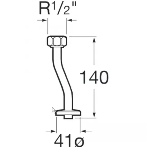 Racord pisoar G 1/2' Roca Instant