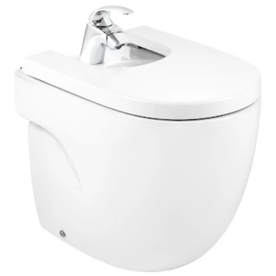 Bideu pe pardoseala Roca Meridian Compact 52x36 cm