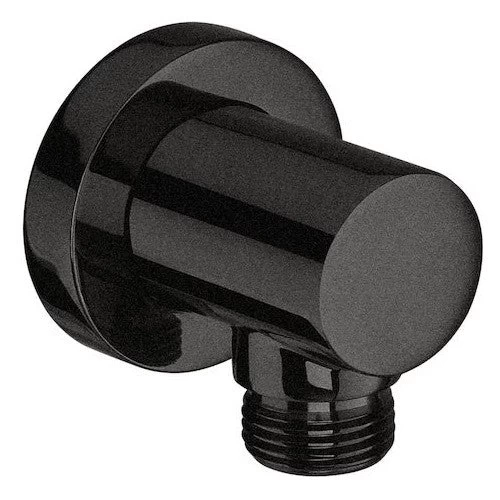 Cot iesire dus, Roca Aqua Round negru (brushed black titanium)