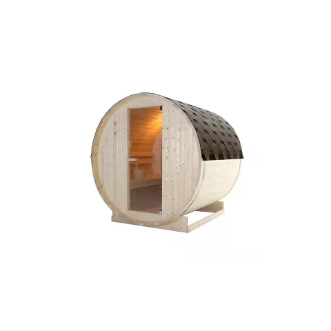 Sauna finlandeza de exterior Sanotechnik Tromso L, 4 persoane