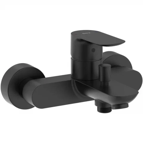Baterie cada dus Roca Cala monocomanda, negru mat