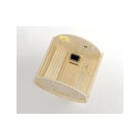 Sauna finlandeza de exterior Sanotechnik Tromso L, 4 persoane