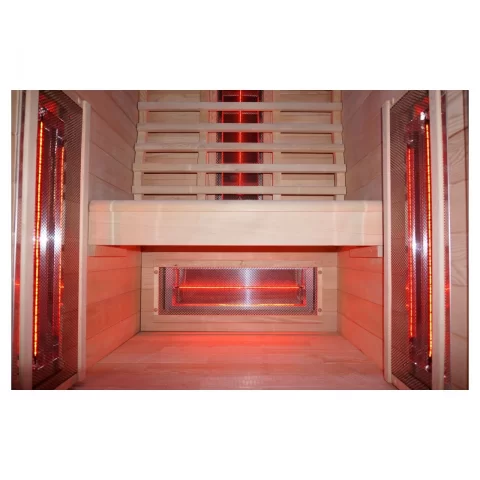 Sauna uscata infrarosu Sanotechnik Ruby 1 lemn canadian 100x90x195 cm