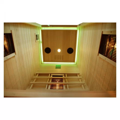Sauna uscata cu infrarosu Sanotechnik Malmo1, 90x90xH190 cm