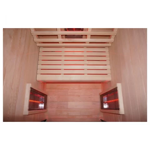 Sauna uscata infrarosu Sanotechnik Ruby 1 lemn canadian 100x90x195 cm