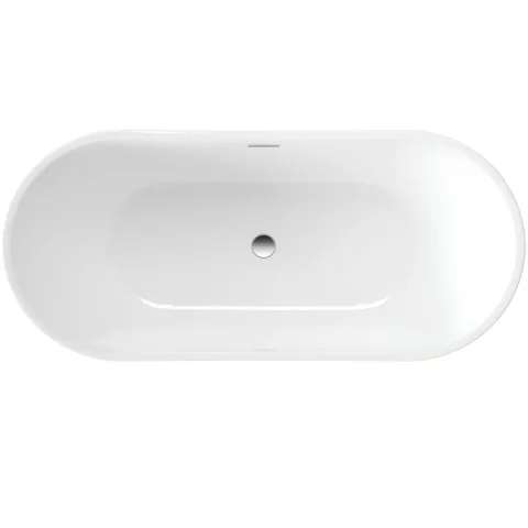 Cada freestanding Deante Arnika 160x72 cm ovala alb 