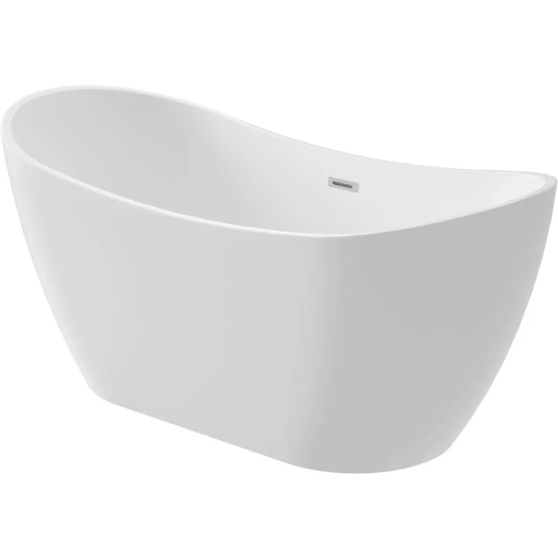 Cada freestanding Deante Arnika 160x72 cm ovala alb 