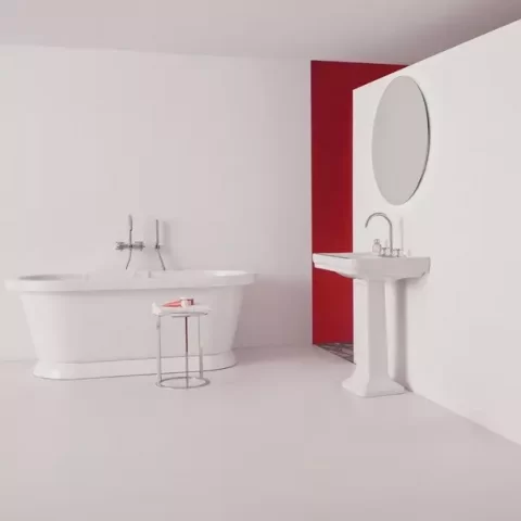 Baterie Ideal Standard Atelier Joy Neo cada-dus, crom cu dubla comanda