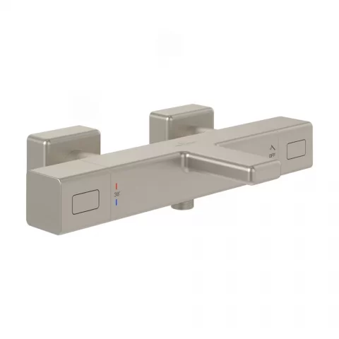Baterie cada-dus Villeroy&Boch Angular termostatata, nichel periat