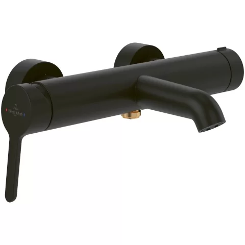 Baterie cada-dus Villeroy & Boch Skyla incastrata, negru