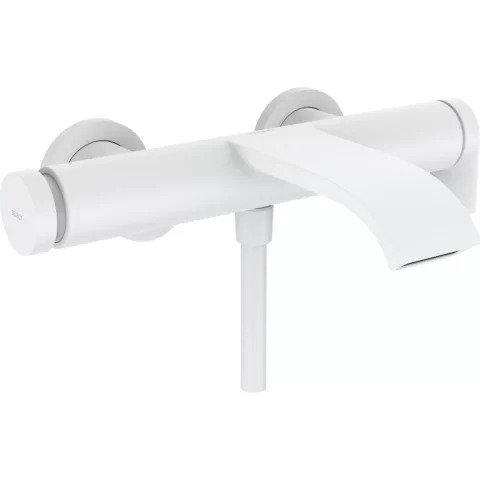 Baterie Hansgrohe Vivenis cada-dus perete alb