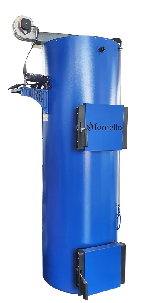 Centrala pe combustibil solid, Fornello Turbo 25 kW, cu automatizare
