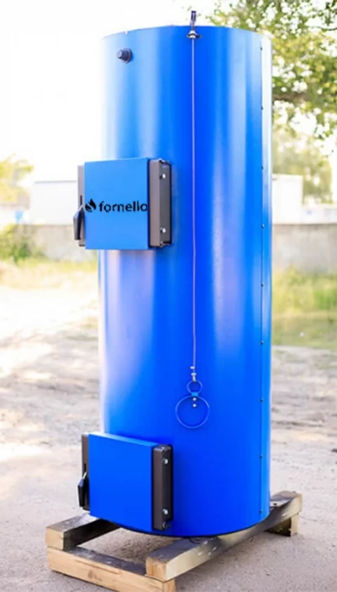 Centrala pe combustibil solid, Fornello Turbo 25 kW, cu automatizare