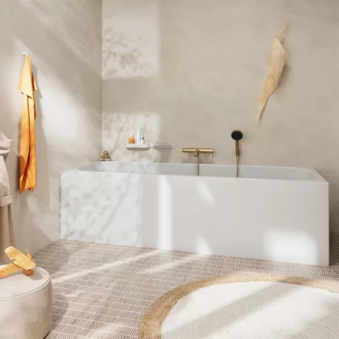Baterie Hansgrohe Tecturis S cada-dus incastrata