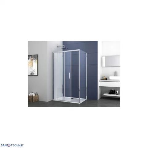 Cabina dus dreptunghiulara Sanotechnik Elite 80x120xH195 cm