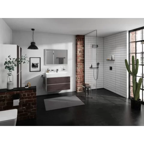 Baterie lavoar Hansgrohe Tecturis E negru mat