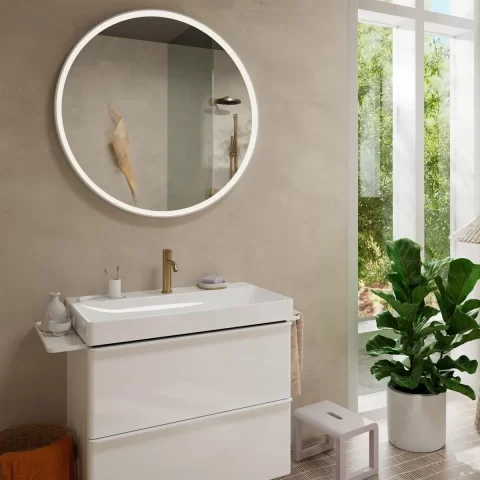 Baterie lavoar Hansgrohe Tecturis S bronz periat