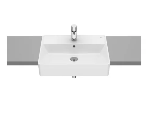 Lavoar Roca Gap 55x42 cm dreptunghiular incastrat alb lucios