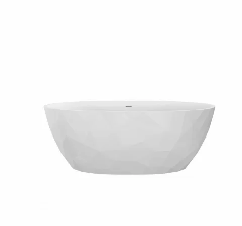 Cada freestanding Coloana Iolanda 170x75 cm acril alb