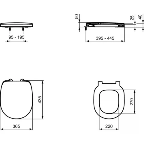 Capac WC Ideal Standard Connect Soft-close