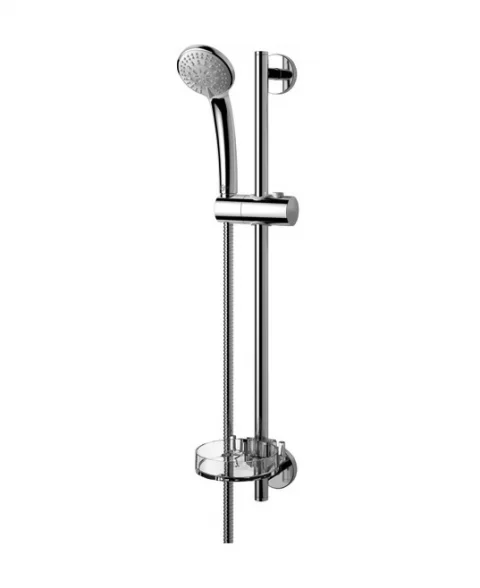 Set dus cu bara de 60 cm, Ideal Standard IdealRain S3, para, furtun si savoniera