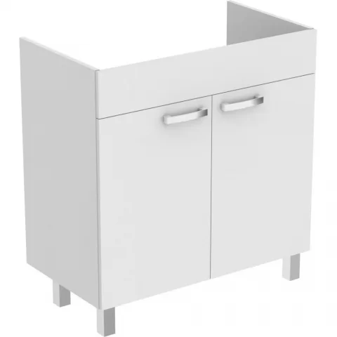 Baza lavoar pe pardoseala Ideal Standard Tempo 80 cm, alb lucios