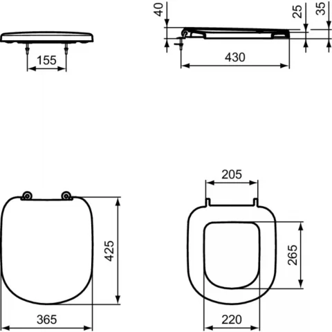 Capac WC Ideal Standard Tempo 