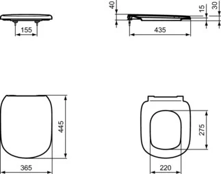 Capac WC Ideal Standard Tesi