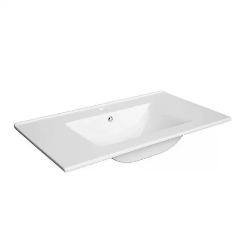 Lavoar incastrat Alb Defra Plan 80 cm