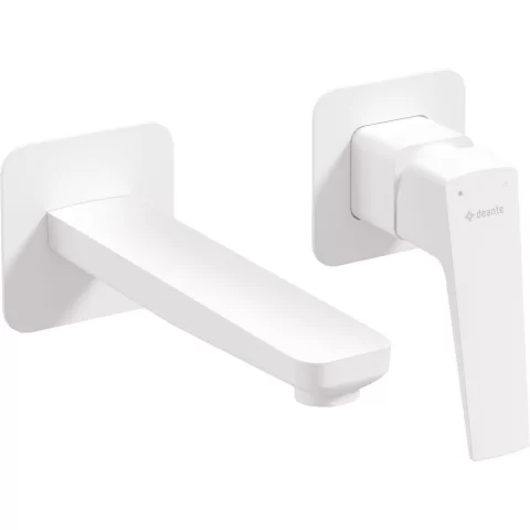 Baterie lavoar cu montaj ingropat Deante Blur, alb