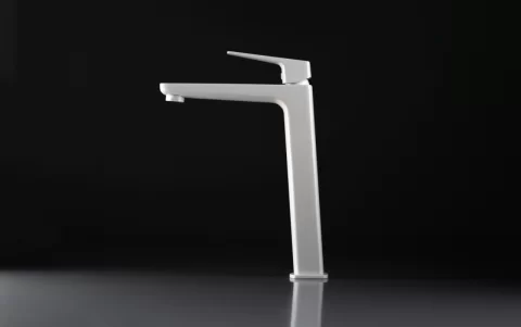 Baterie lavoar inalta Deante Blur, 29cm alb