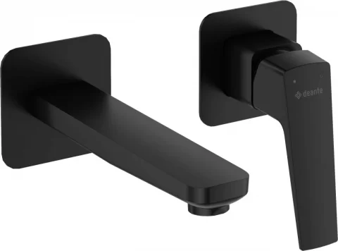 Baterie lavoar cu montaj ingropat Deante Blur, negru