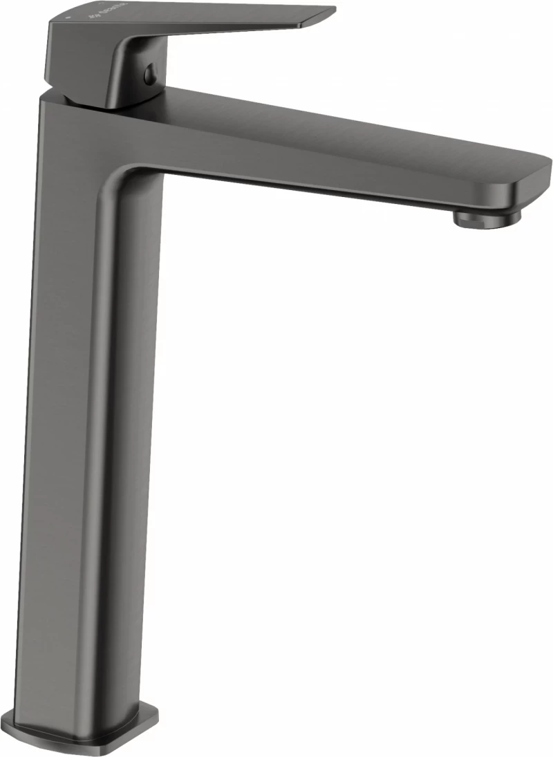 Baterie lavoar inalta Deante Blur, 29cm negru titan