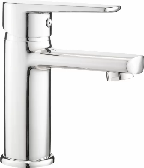 Baterie lavoar Deante Tubo crom, 15 cm
