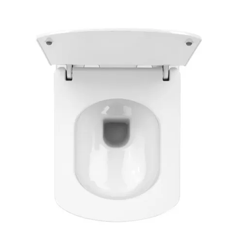 Set vas WC suspendat Deante Anemon cu cadru, rezervor ascuns, clapeta crom si capac soft-close