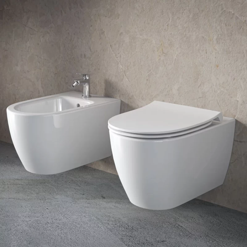 Vas wc Ideal Standard i.Life O vas wc suspendat Rimless HydroTwist alb T568001