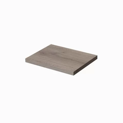 Blat pentru mobilier de baie Fluminia, 60x46 cm, noce americano