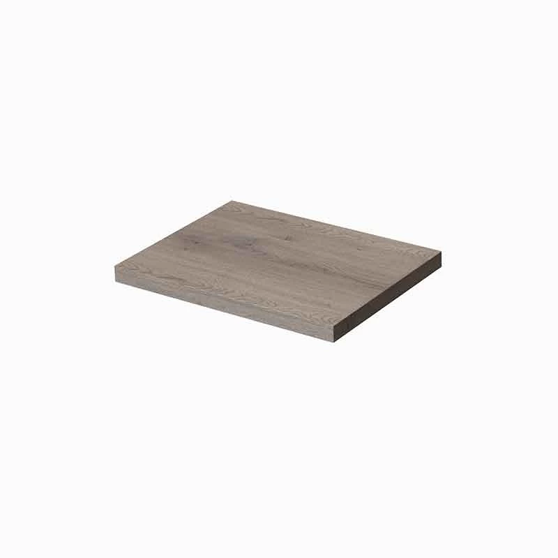Blat pentru mobilier de baie Fluminia, 60x46 cm, noce americano