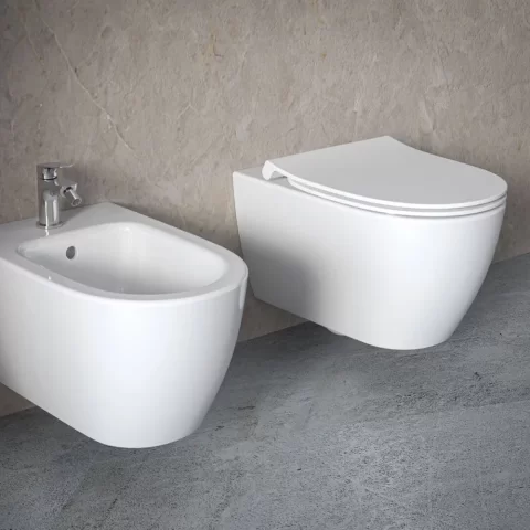 Vas wc Ideal Standard i.Life O vas wc suspendat Rimless HydroTwist alb T568001