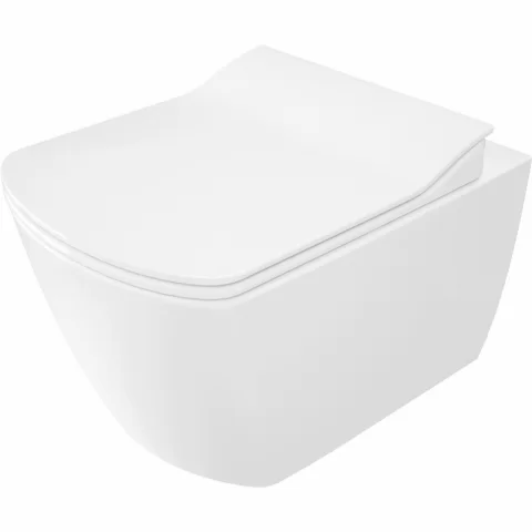 Vas WC cu functie de bideu Deante Blur, 37x52 cm cu capac soft close