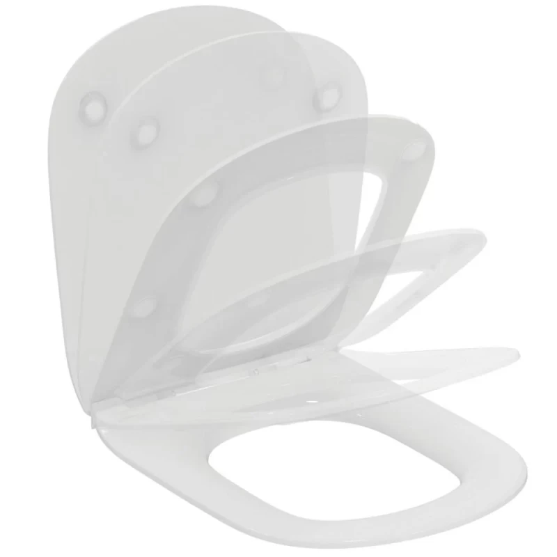 Capac WC Ideal Standard Tesi slim cu inchidere lenta