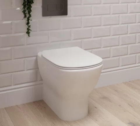Vas wc Ideal Standard Tesi AquaBlade lipit de perete, 36x55 cm