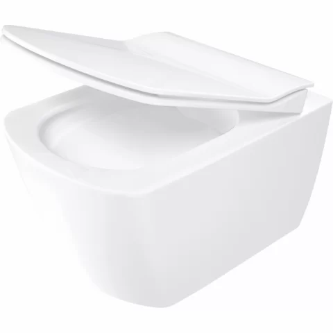 Vas WC cu functie de bideu Deante Blur, 37x52 cm cu capac soft close