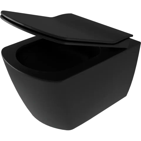 Vas WC cu functie de bideu Deante Blur, 37x52 cm cu capac soft close