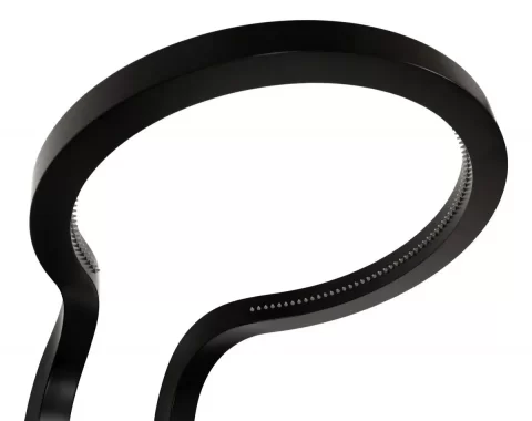 Panel de Dus Black Round LED cu Dus Tip Cascada si Functii Premium